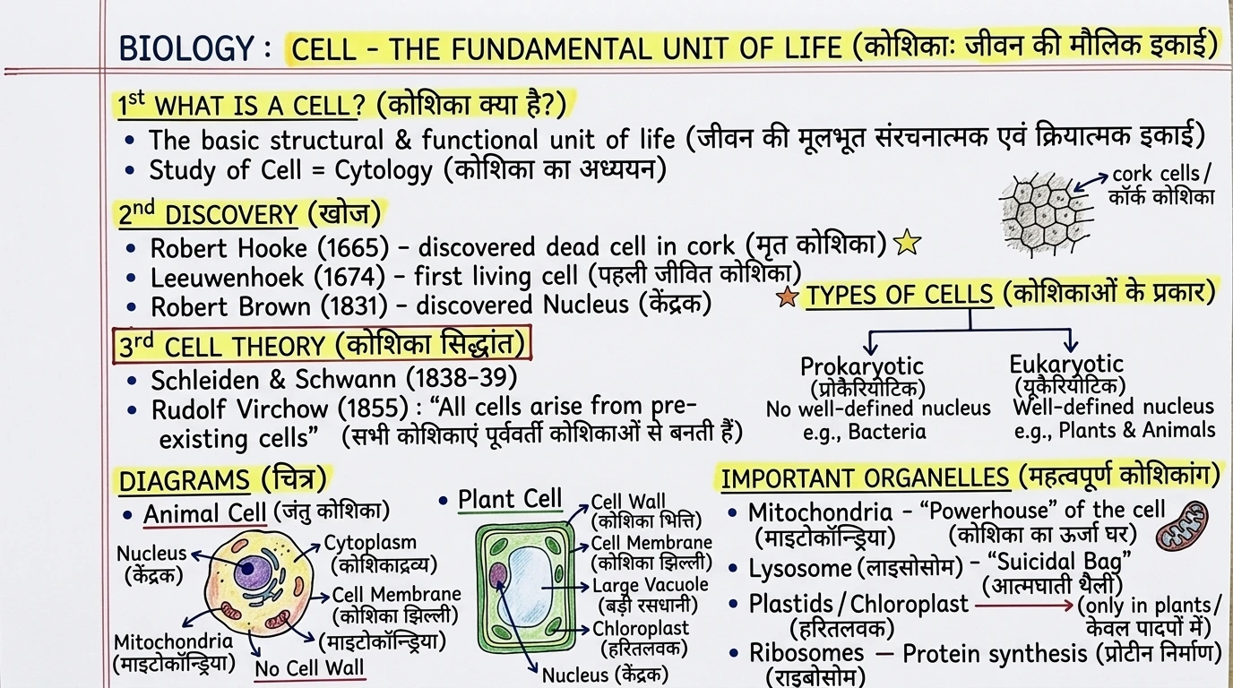 Biology — 3D note 1