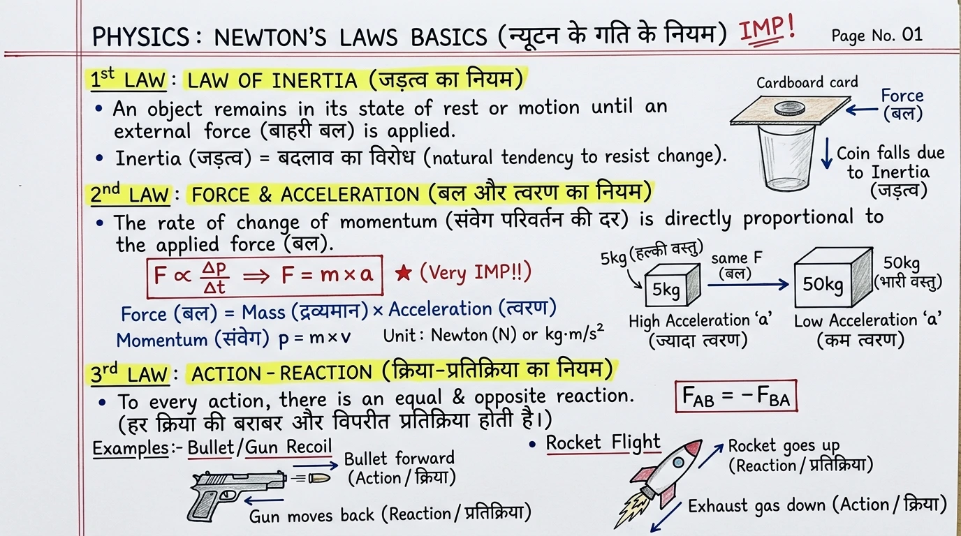 Physics — 3D note 1